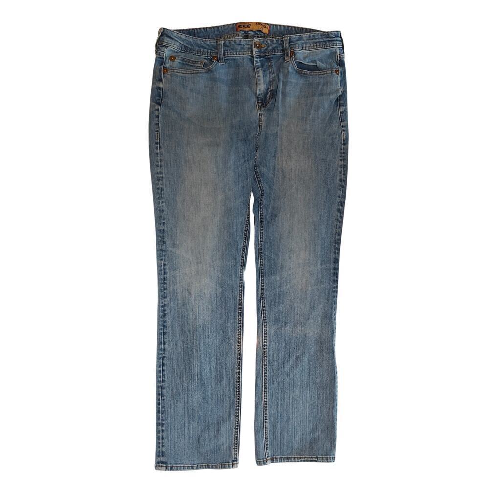 Seven7 Straight Fit Jeans W36 L34 Light Wash Stretch Denim